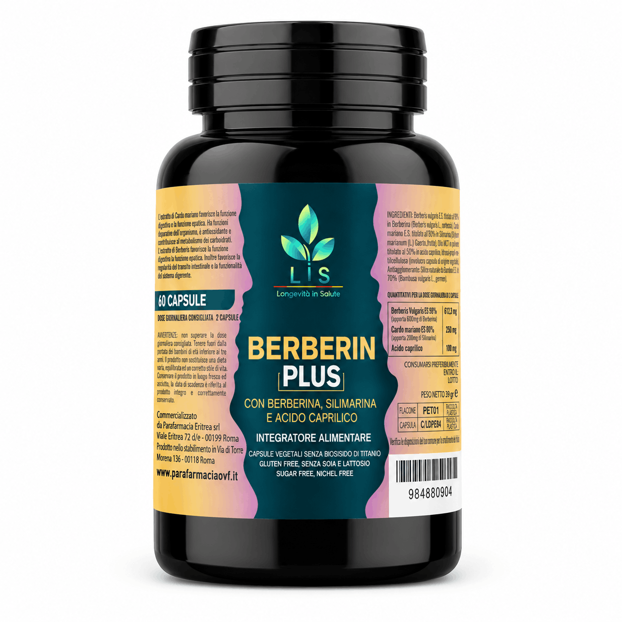 Berberin Plus 180cps